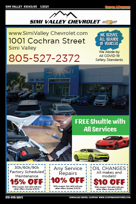 Simi Valley Chevrolet, Simi Valley, coupons, direct mail, discounts, marketing, Southern California