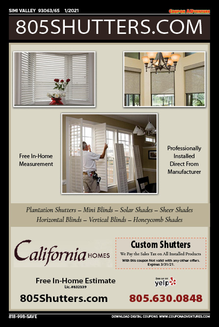 California Homes, Simi Valley, coupons, direct mail, discounts, marketing, Southern California