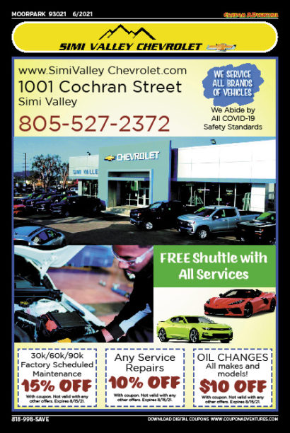 Simi Valley Chevrolet, Moorpark coupons, direct mail, discounts, marketing, Southern California