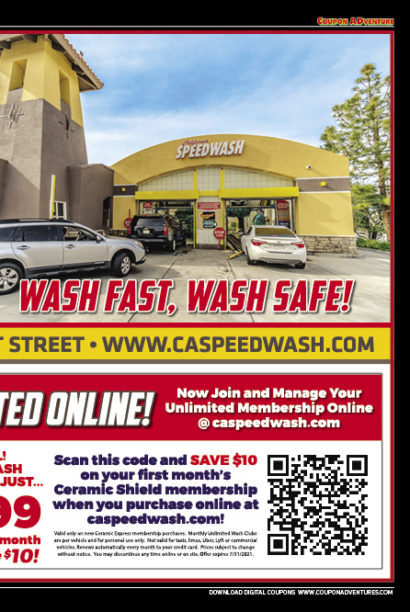 California Speedwash, Moorpark coupons, direct mail, discounts, marketing, Southern California