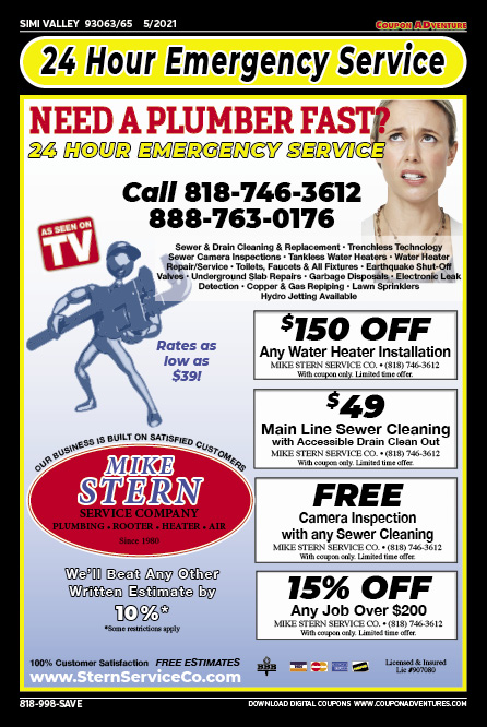 Mike Stern, SImi Valley, coupons, direct mail, discounts, marketing, Southern California