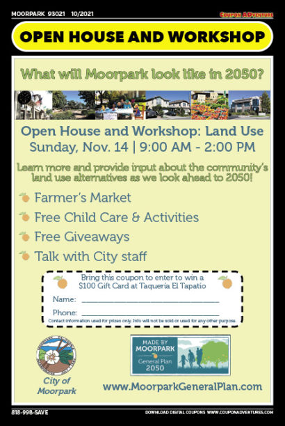City of Moorpark Open House, Moorpark, coupons, direct mail, discounts, marketing, Southern California