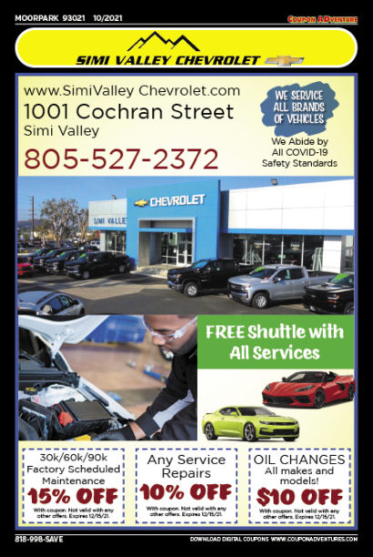Simi Valley Chevroler, Moorpark, coupons, direct mail, discounts, marketing, Southern California