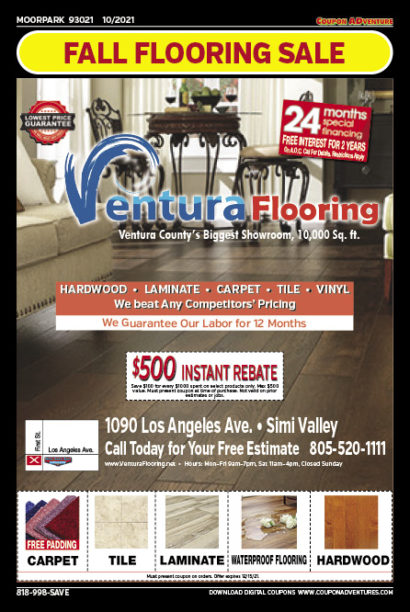 Ventura Flooring, Moorpark, coupons, direct mail, discounts, marketing, Southern California