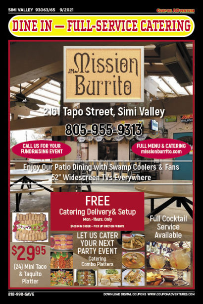 Mission Burrito, SImi Valley, coupons, direct mail, discounts, marketing, Southern California