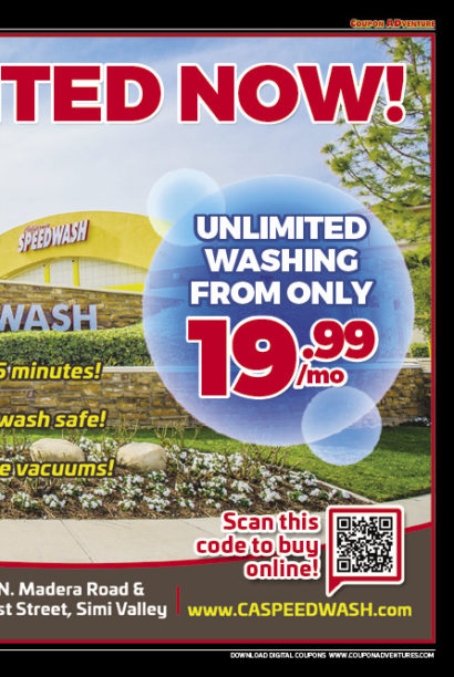 California Speedwash, SImi Valley, coupons, direct mail, discounts, marketing, Southern California