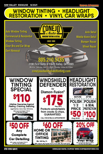 Conejo Auto, SImi Valley, coupons, direct mail, discounts, marketing, Southern California