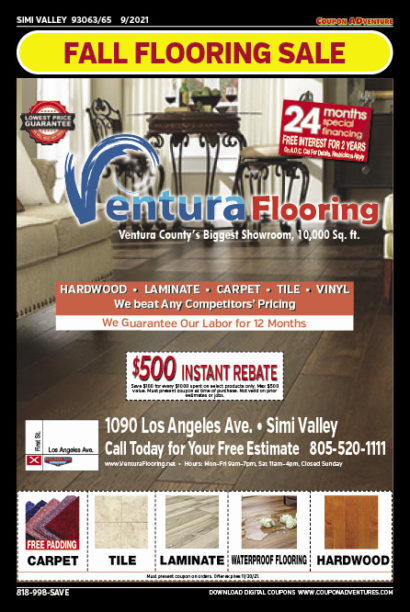 Ventura Flooring, SImi Valley, coupons, direct mail, discounts, marketing, Southern California