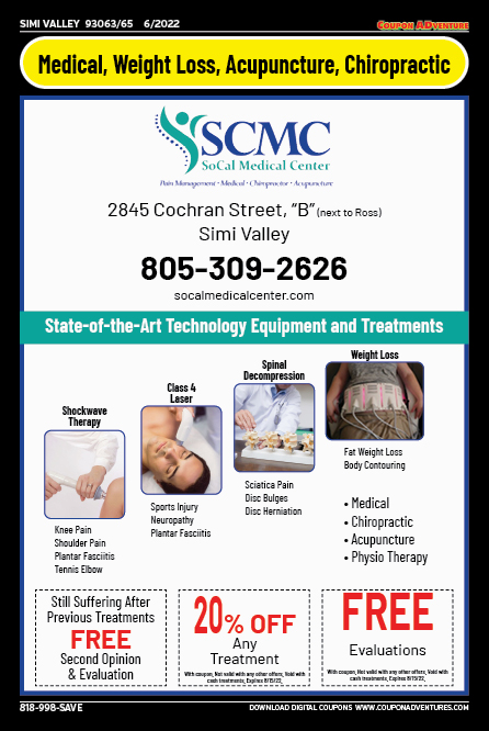 SoCal Medical Center, Simi Valley, coupons, direct mail, discounts, marketing, Southern California