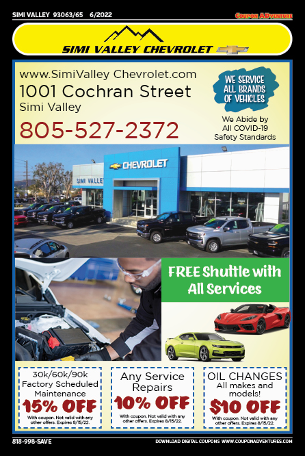 Simi Valley Chevrolet, Simi Valley, coupons, direct mail, discounts, marketing, Southern California