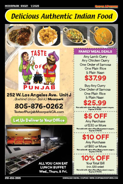 Taste of Punjab, Coupon ADventure