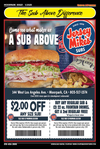 Jersey Mike's, Coupon ADventure