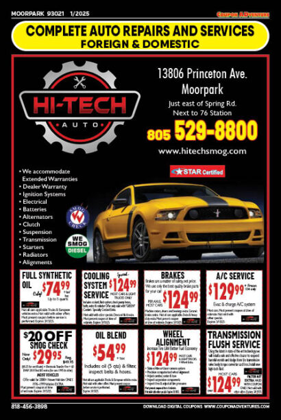 Hi-Tech Auto, Coupon ADventure